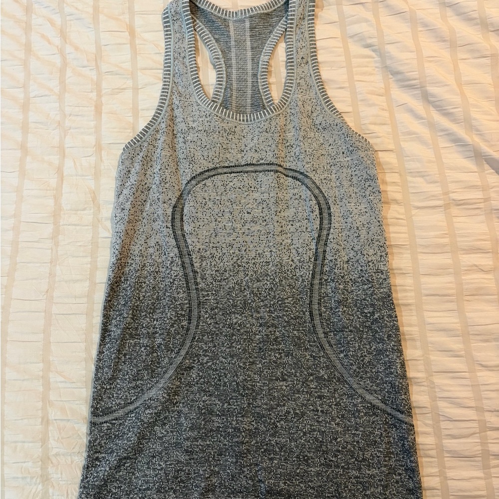 Lululemon Athletica Gray Racerback Tank Top